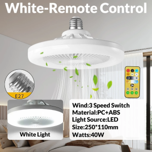 JY Smart Mall Ceiling Fan with Light Ceiling Fan Light LED Lamp Fragrance Remote Fan Light
