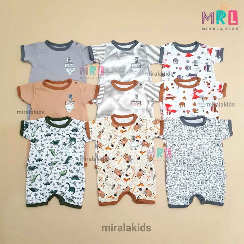 Nova Romper Bayi SNI Jumper Bayi Segiempat New Series Polos dan