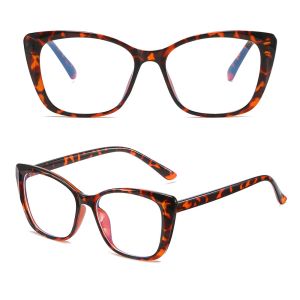 Viendo Kacamata Photocromic Anti Blueray Radiasi Minus Wanita Pria Cowok Fashion Cat Eye Frame 2 In 1 Bluecromic Potocromic Fotocromic Komputer HP Antiradiasi Anti Sinar Matahari UV400 Kaca Mata Optik Kecamata