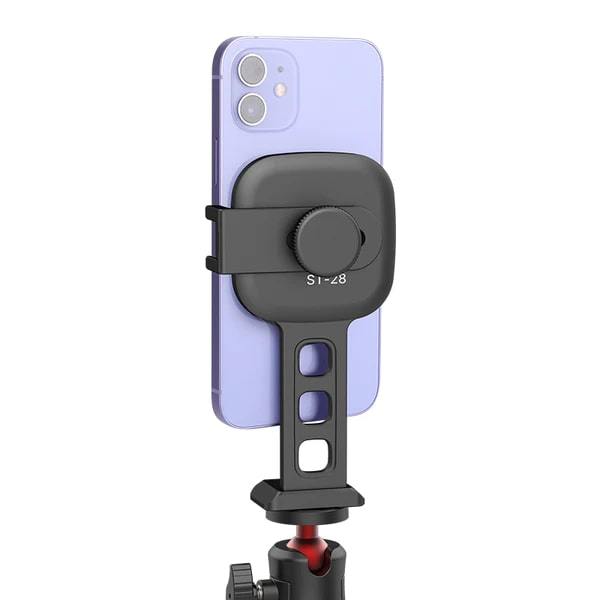 Ulanzi ST-28 Magnetic Phone Mount with Cold Shoe and 1/4-inch