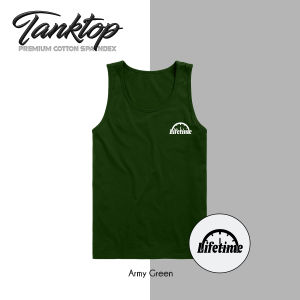 TNKT 5.0 - Cotton Basic Tank top Plain Sando for Men / Sleeveless Gym Casual Summer Menswear Undershirt Small-3XL 8 Colors -B02