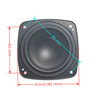 【Spot COD】Hot Selling 3inch 4Ohm 25W Portable Audio Speaker Full Range Sound Speaker Mini Loudspeaker For Home Theater DIY