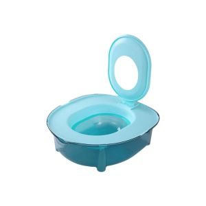 DGFDF Splash-Proof Cat Litter Box Odor-Resistant Detachable Cat Squatting Toilet Trainer Portable with Lid Cat Potty for Cats Dogs