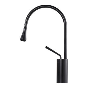 Nordic Style Simple Copper Faucet Cold and Hot Water Art Basin Faucet Kitchen Bathroom with Rotating Faucet