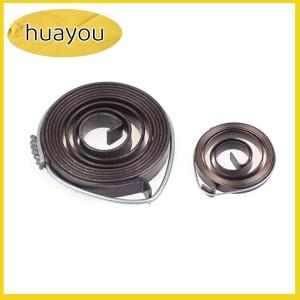 huayou 1Pc 0.7-1.5 Thickness 680-1540mm Length Spiral Flat Wire Torsion Spring Constant Force Extension Springs Bench Drill Scroll Spring