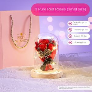 [Exquisite Gift]Birthday Gift for Girlfriends Practical High-end Eternal Flower Bouquet for Mom Teacher Friend Mothers Day Souvenir