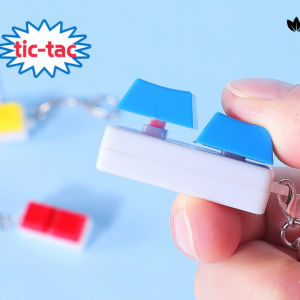 Colourful Keyboard Square Clicker Keychain | ASMR Stress Relief Fidget Toy