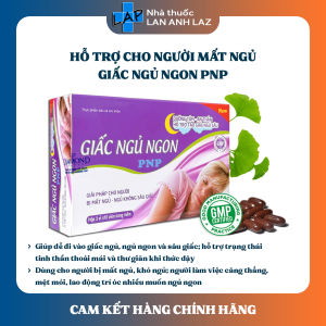GIẤC NGỦ NGON PNP - Giải pháp cho người mất ngủ ngủ không sâu giấc.