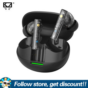KZ Carol Pro TWS Bluetooth 5.4 Earphone 10mm Super-Linear High-Sensitivity Driver DJ Monitors Earbuds 6-Microphone Hybrid Active Noise Cancellation Technology Headsets Comfortable To Wear Sport Game Headphone For Smartphones MP3 MP4 Player