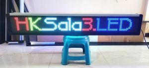 Running Text Dua Sisi 20x140cm RGB Full Colour Wifi Outdoor