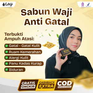 SABUN WAJI -  SABUN KULIT ANTI BAKTERI DAN JAMUR MENGATASI MASALAH KULIT GATAL GATAL EKSIM BIDURAN PANU KADAS KURAP