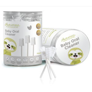 Autumnz | BZU BZU Baby Oral Cleaner 30pcs Newborn Cotton Swab Mouth Tongue Cleaner