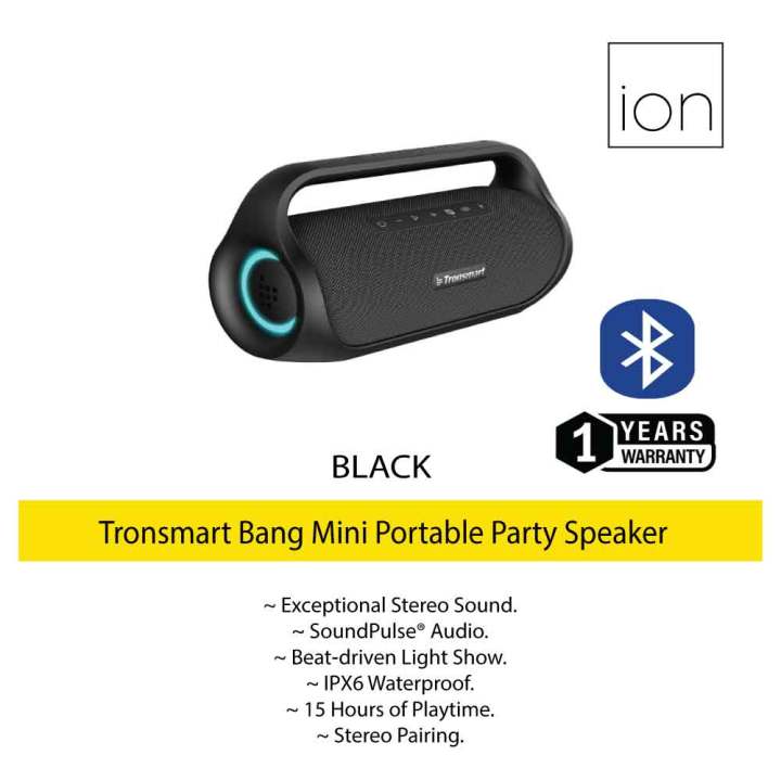 Tronsmart Bang Mini Portable Party Speaker | Lazada