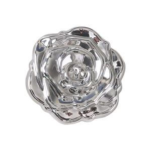 LUMIYA Kích thước nhỏ Gương Hoa Hồng Vòng tròn Bền lâu Gương bỏ túi mini Thanh lịch Gấp lại Gương trang điểm Dụng cụ làm đẹp