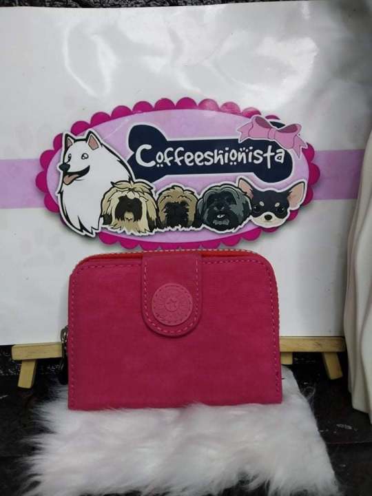 Kiplings Small Wallet with Gorilla Keychain Made in Vietnam