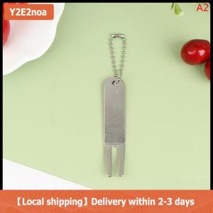 【Local shipping】 Zinc Alloy Golf Fork Line Divot Repairing Curved Fork Tool Green Repair Tool