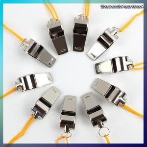 Snowdreamer Kim loại Còi trọng tài thể thao bóng bầu dục thép không gỉ Còi bóng đá bóng rổ bên đào tạo trường học Cổ Vũ