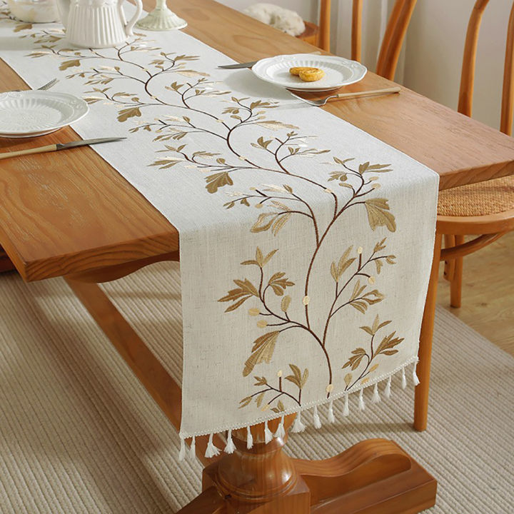 Table with clearance cloth