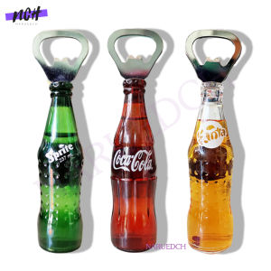 ที่เปิดขวด อุปกรณ์เปิดฝาขวด ติดตู้เย็น รูปขวดน้ำอัดลม โค๊ก สไปร์ แฟ้นต้า 3D ของตกแต่ง ของฝาก ของชำร่วย ของสะสม Bottle Opener