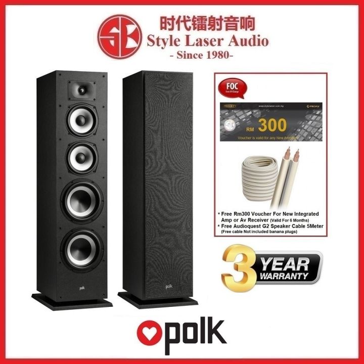 Polk Monitor XT70 Floorstanding Speakers Lazada