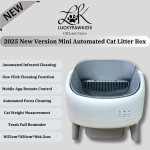 Open-Top Automated Cat Litter Box New Mini Version – Say Goodbye to Scooping Forever - Luckypawkids