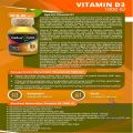 Vitamin D3 Natureline 400iu dan 1000iu Premium Hermed Vit D 60 tablet. 