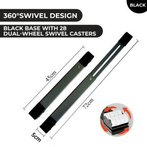 [SG] 2PCS Fridge Stand Rack Washing Machine Base With 360° Wheels Movable Base Wheel Bracket Fridge Roller Holder