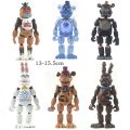 6 Chiếc Đồ Chơi Mô Hình Hành Động Five Nights At Freddy 'S: Security Breach 13-15Cm Mô Hình Foxy Freddy Fazbear Bear Bonnie FNAF Bằng Nhựa PVC Đồ Chơi Sáng Bóng Cho Bé Trai Quà Tặng Sinh Nhật. 