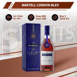Martell Cordon Bleu Cognac 700ml ABV 40% - Exceptionally Rounded Mellow Sensation With Gift Box Japan Version