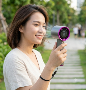 Quạt sạc cầm tay mini gió mạnh100 tốc độ gió thanh mát