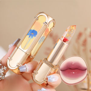 Flower Jelly Lipstick Moisturizing Longlasting Color changing Lip Palm