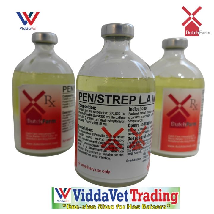 Pennstrep Dutch Farm Imported Pen/Strep L.A. broad spectrum for livestock ...