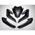YAMAHA Y15ZR Special Edition SE BATMAN Custom Visor Front Inner Top Set Cover Y15 V2 Leg Shield Coverset Carbon Black. 