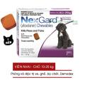 Viên nhai Nexgard trị ghẻ, viêm da, xà mâu, diệt ve, bọ chét, rận cho chó 10 - 25 kg ( 1 viên ). 