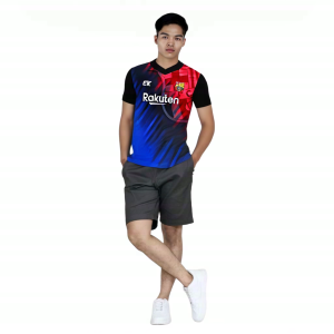 BAJU OLAHRAGA JERSEY FUTSAL BAJU JERSEY TRAINING SEPAK BOLA PRINTING DEWASA BAR