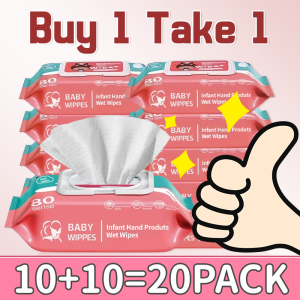 20 Packs Wipes for Baby Antibacterial and anti-inflammatory skincare moisturizing Hypoallergenic