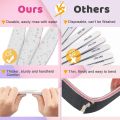 Professional Nail Files, Emery Board Nail File for Natural Nails 100/180/240 Grit Nail Files for Acrylic Nails 12pcs Fine Grit Nail File Manicure Tools Coarse Fingernail Files (180/240 Grit). 