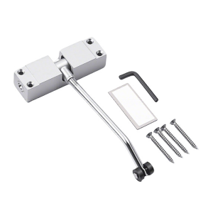 Aluminum Alloy Automatic Door Closer Silent Simple Buffer Spring Hinges