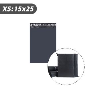 100PCS Black Courier Pouch Polymailer Express Pouch Parcel Pouch Waterproof Plastic Packaging Bag Shipping Pouch / Shipping Bag