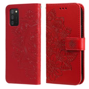 Phone Case For Samsung Galaxy A54 A14 A34 A24 A04E A04 A04S A03 A13 A33 A53 A23 A73 5G Petal Magnetic Leather Wallet Card Slot Flip Cover Casing