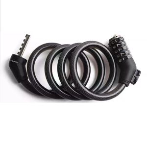 80/120cm Bicycle Cable Lock - Immobilizer Chain/With Key/Safety Accessory