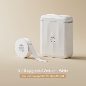 Niimbot D110 Upgraded Version Label Printer Mini Portable 12-15mm Home Name Sticker Label Maker