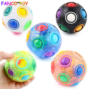 Antistress Magic Cube Ball Mini Magic Rainbow Football Puzzle Ball Educational Learning Funny Fidget Toys Skillful Design and Exquisite Appearance gift for kids