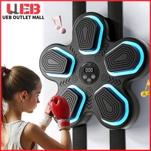 UEB Smart Music Boxing Training Machine 9 Mode Boxing Practice Punching Pad Rechargeable for Boxing Sports Agility Reaction