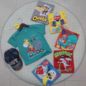 kaos oblong anak laki laki buat umur 3-10th/COD