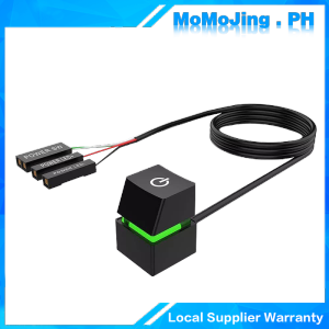 LED Colorful Light Desktop Computer Power External Switch Motherboard External Start On/Off Button