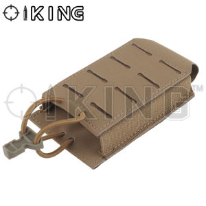 Oiking Multi-Purpose Universal Ri-fle Mag Pouch Lightweight Magazine Bag with Magic Buckle Fixed Molle System for Outdoor Hunting Wargame Accessories