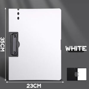 Clipboard Long with Cover Extended Single Clip Clipboard Folder Profile Clip File Folder with Binder Clip Long Office/School Supplies Long Size 23*35cm