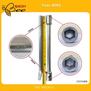 QUEEN BEE TRUCK TIRE WRENCH WITH JACK THICK SHAFT 21x38 23x26 23x27 27x30 17x35 19x41 20x38 21x41 33x38 17x32