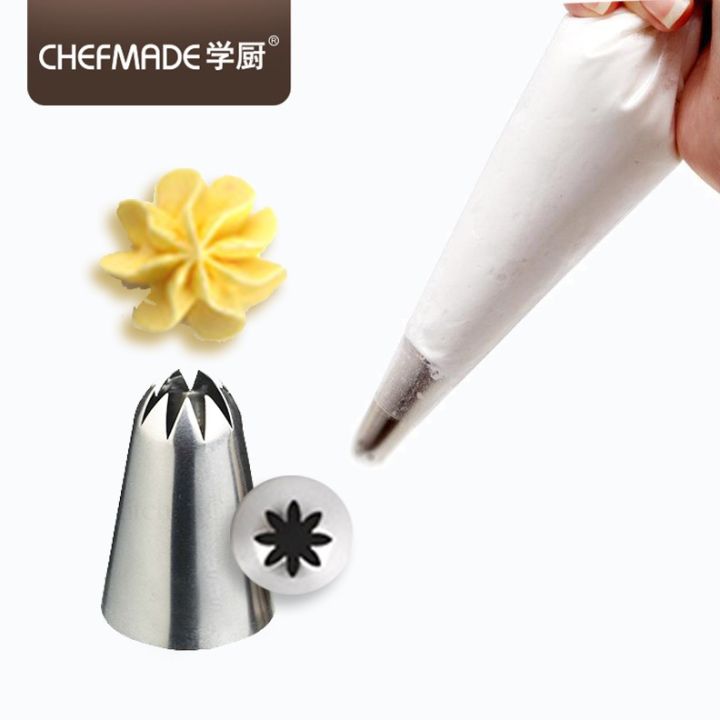 [CHEFMADE] Closed Star Tip S/M/L – Icing Piping Nozzle WK9392 / WK9374 ...